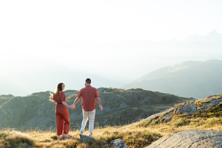 engagement col croix de fer couple