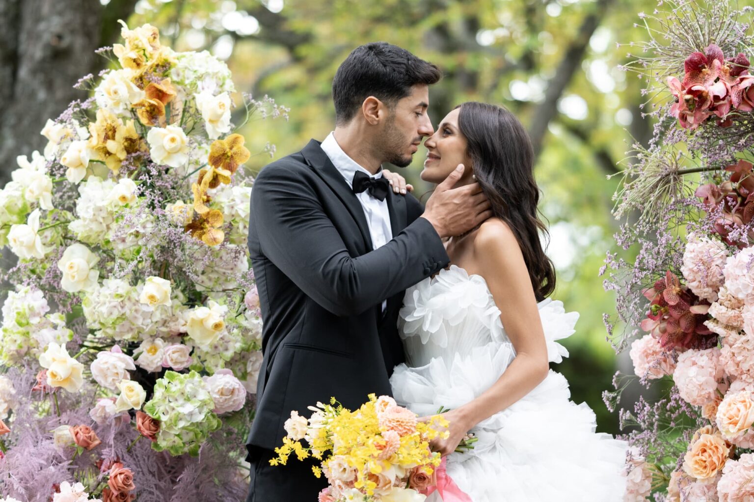 éditorial mariage chateau la gaude cérémonie mariés