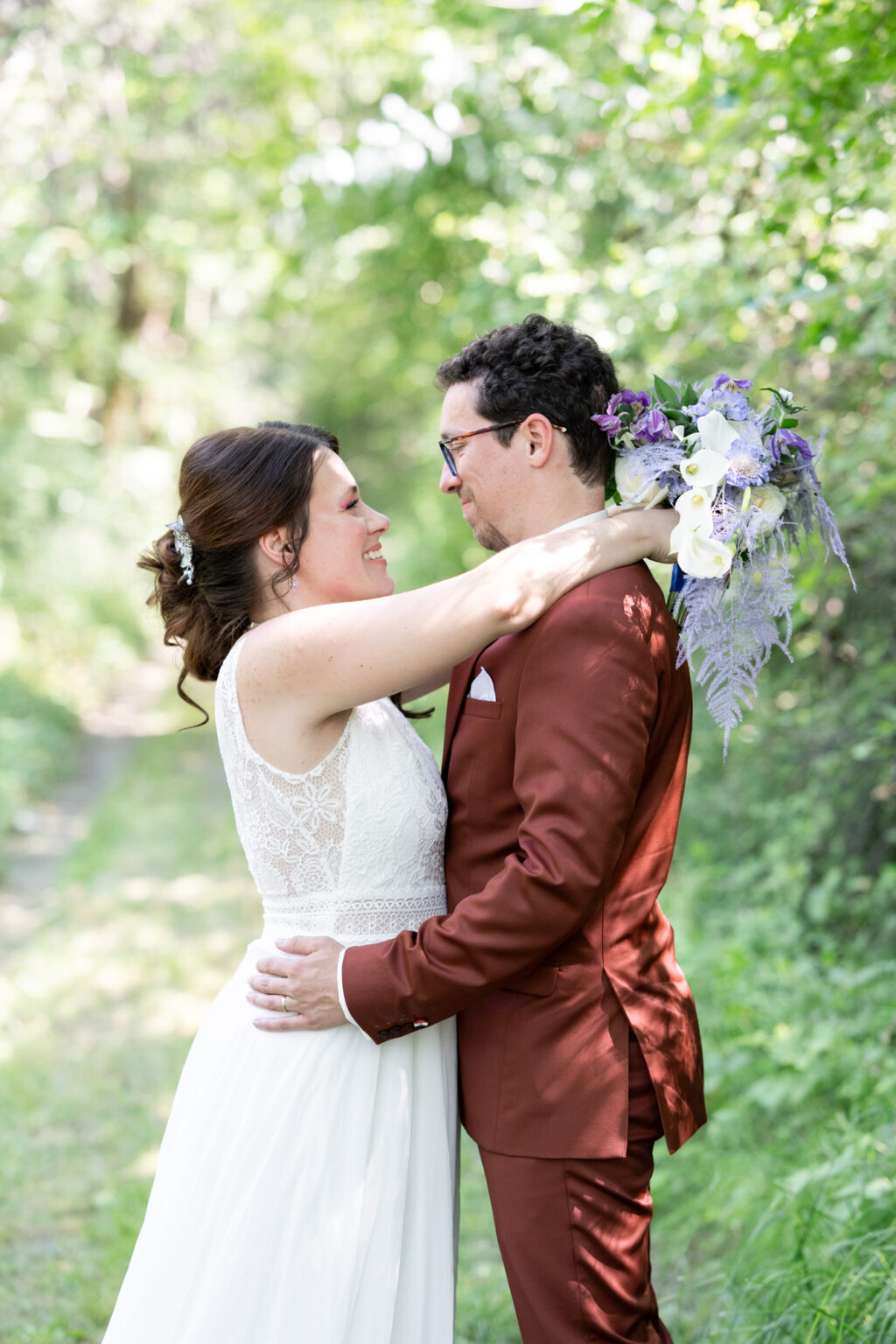 mariage maurienne mariés tête à tête