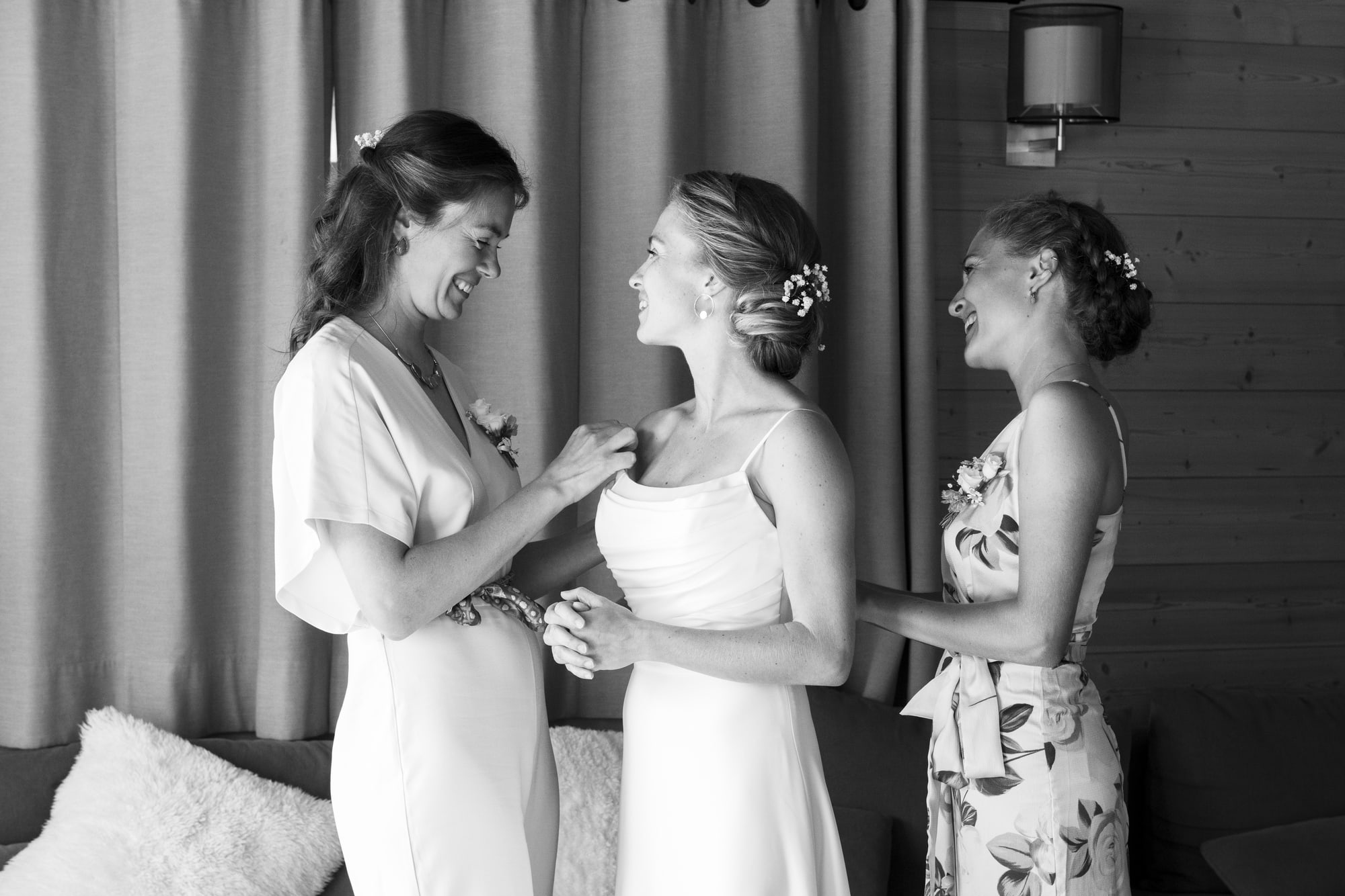 préparatifs mariée