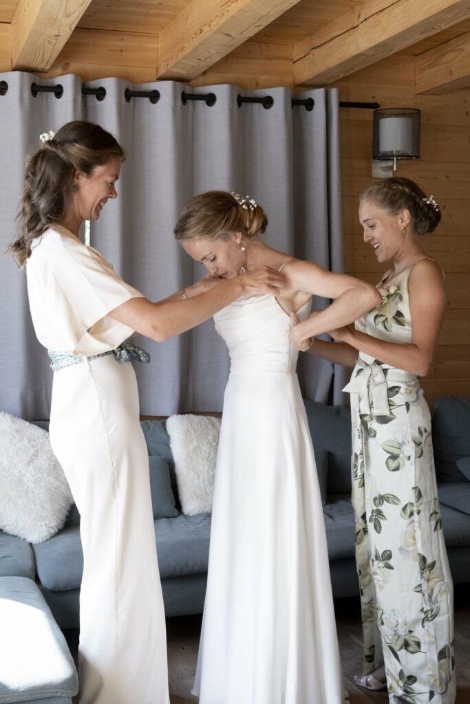 préparatifs mariée