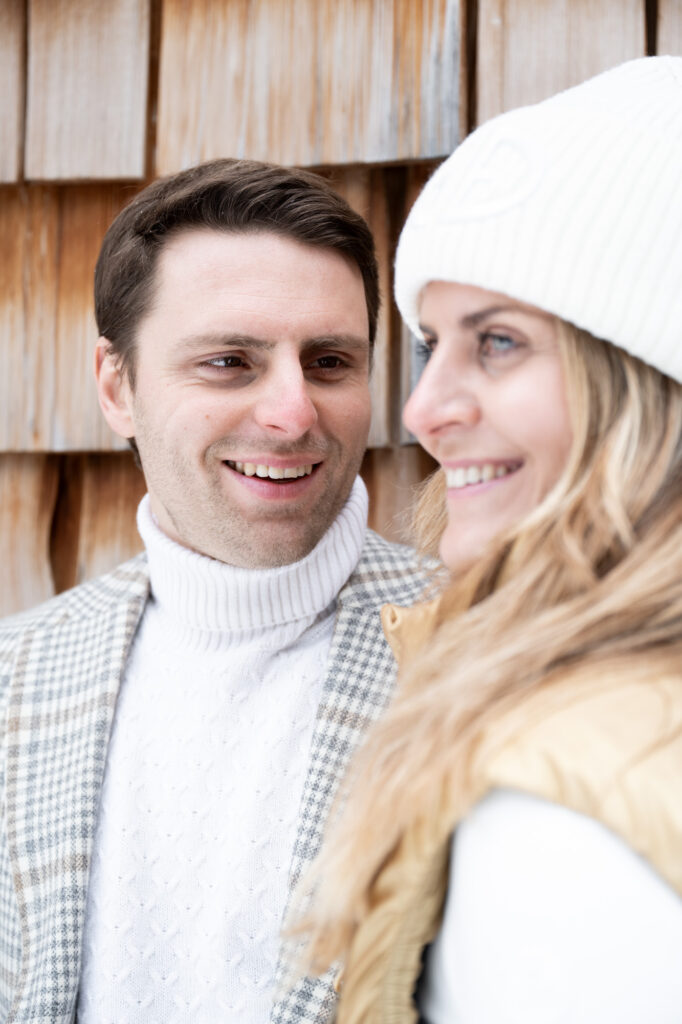 engagement avoriaz hiver couple