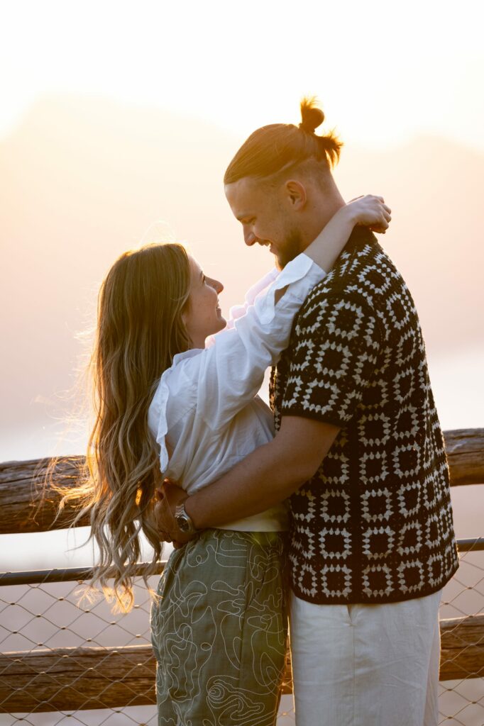 seance couple Revard savoie coucher de soleil