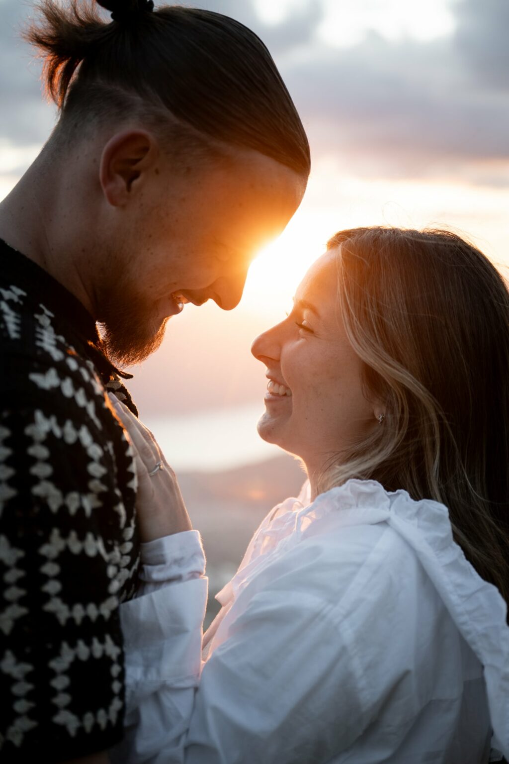 seance couple Revard savoie coucher de soleil