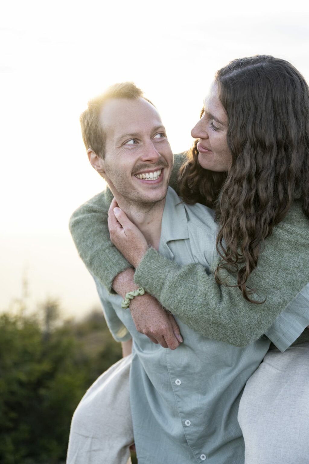 engagement belledonne couple portage