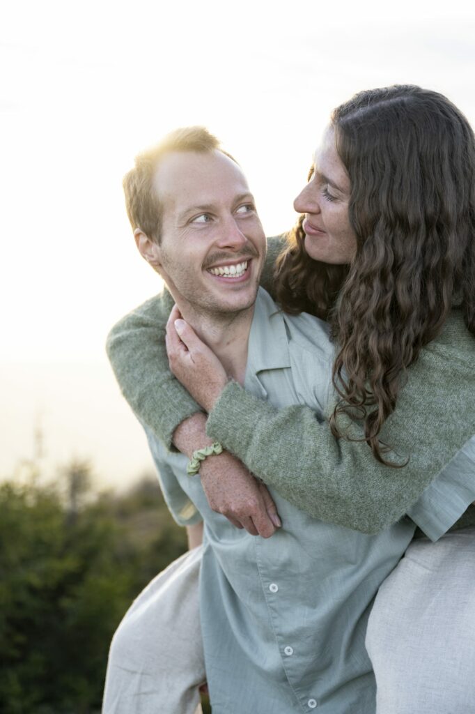 engagement belledonne couple portage