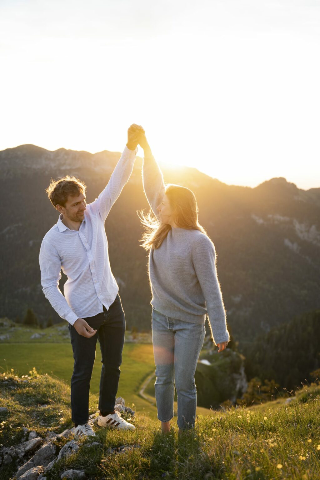 engagement chartreuse savoie couple danse