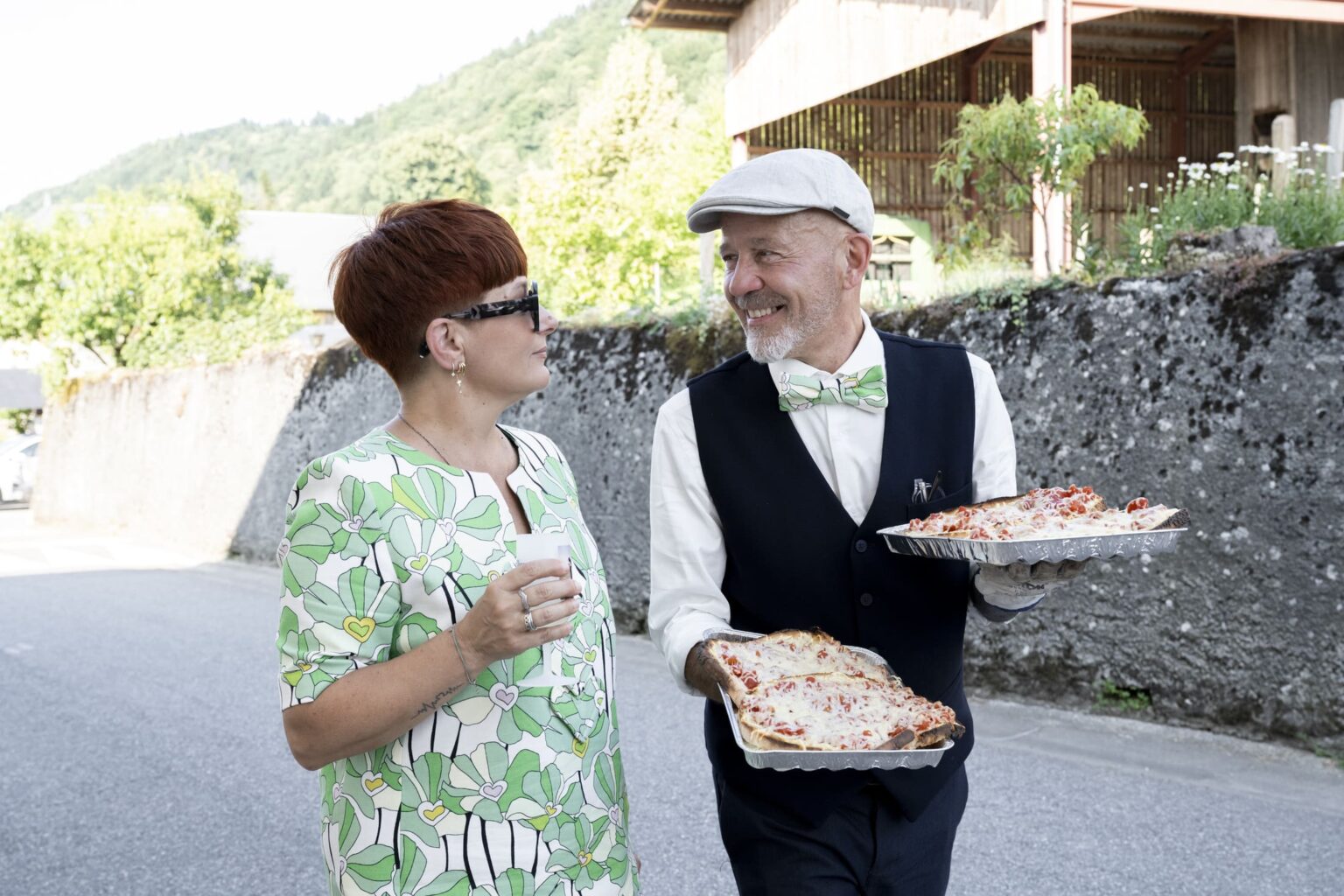 mariage ferme allobroges vin d'honneur