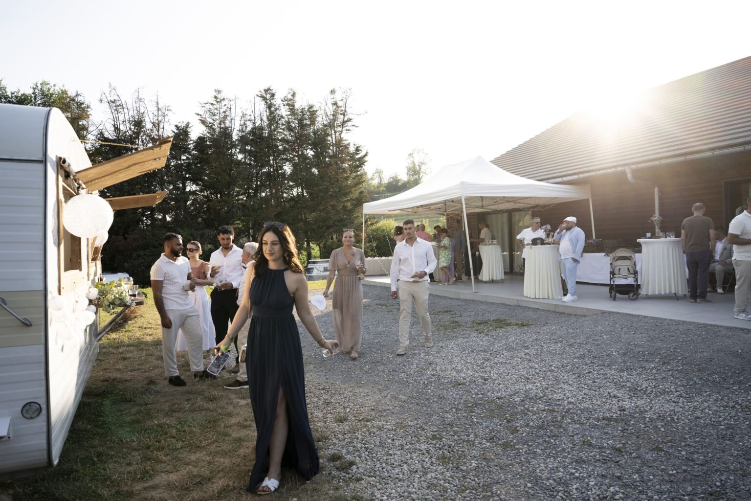 mariage ferme allobroges vin d'honneur