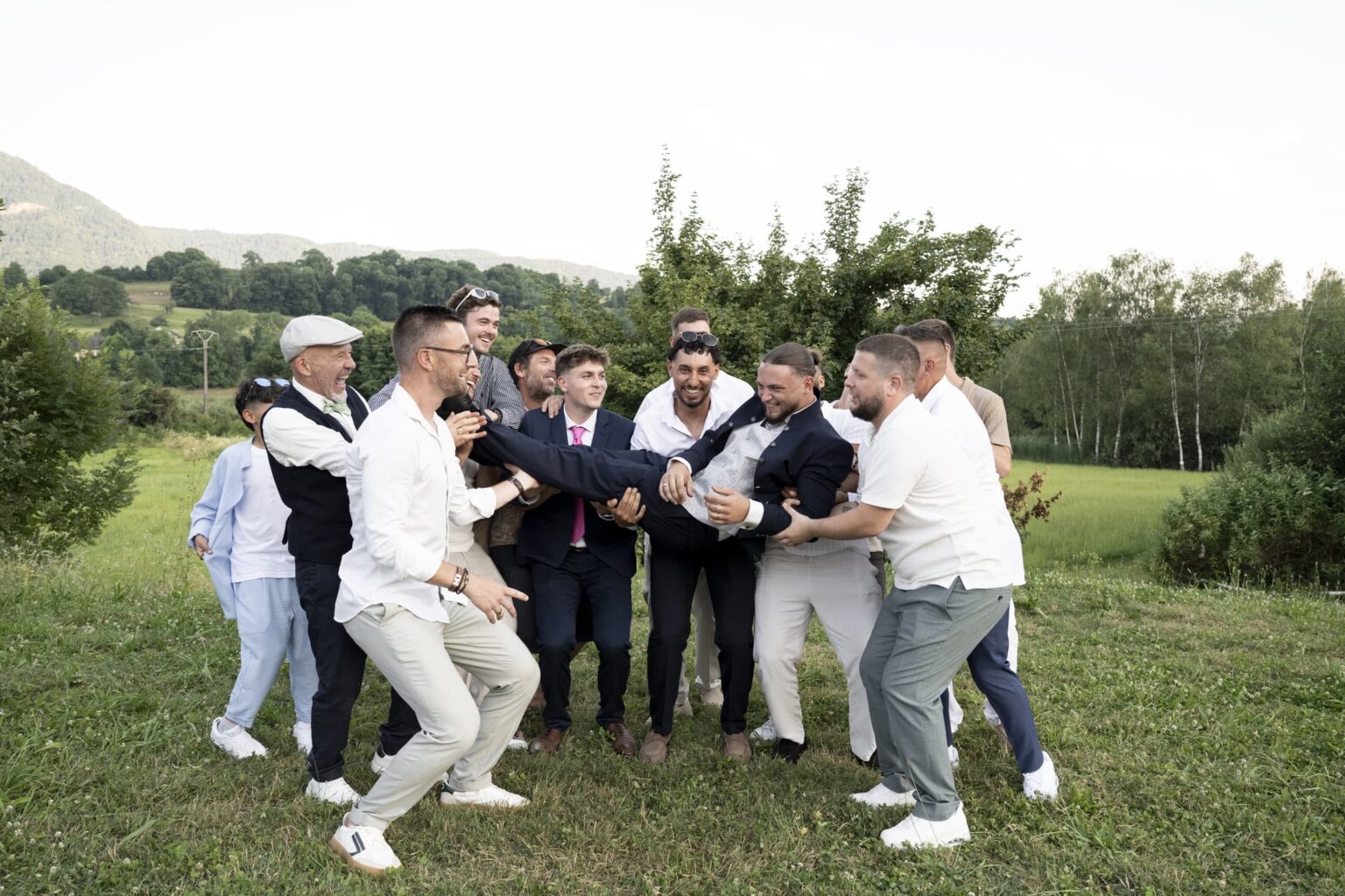 mariage ferme allobroges marié et témoins