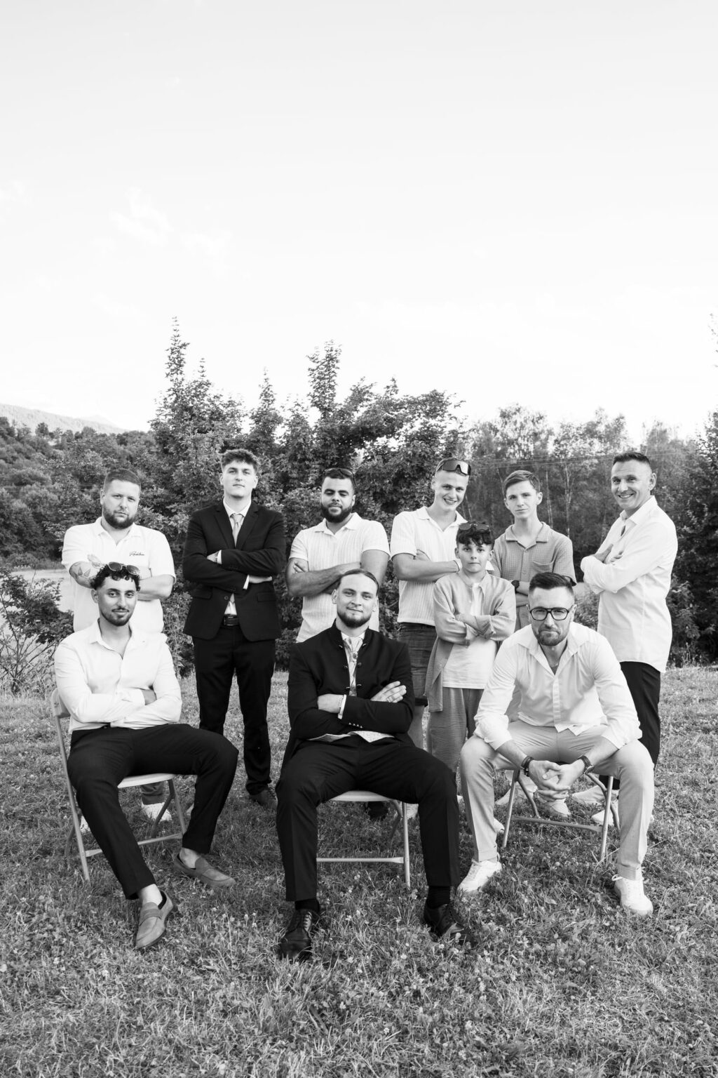 mariage ferme allobroges marié et témoins