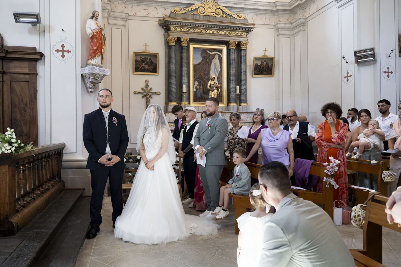 mariage ferme allobroges église