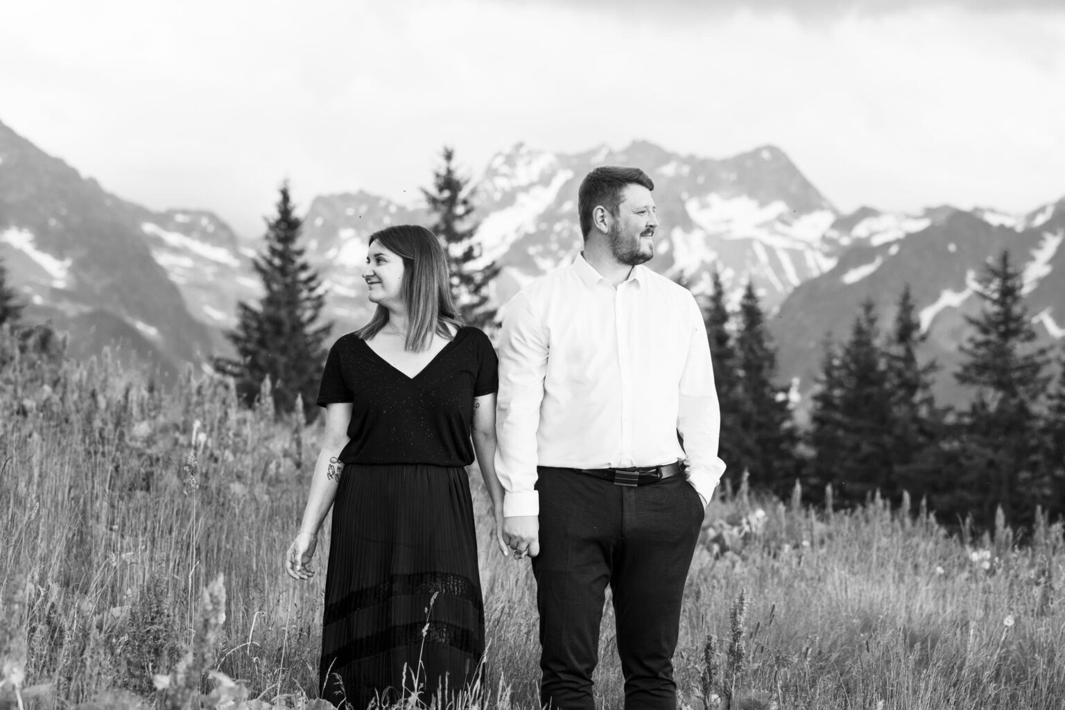 engagement val pelouse couple