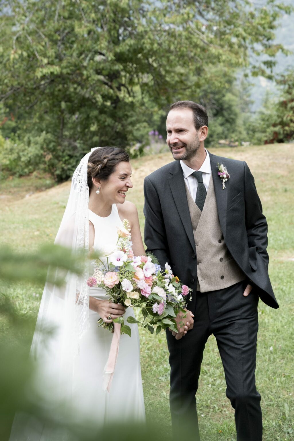 mariés mariage courchevel