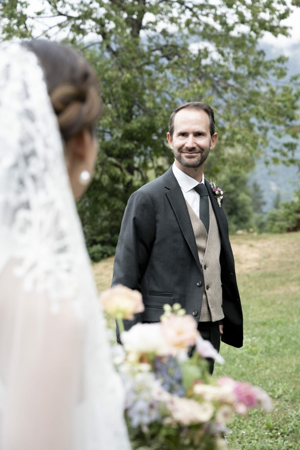 mariés mariage courchevel