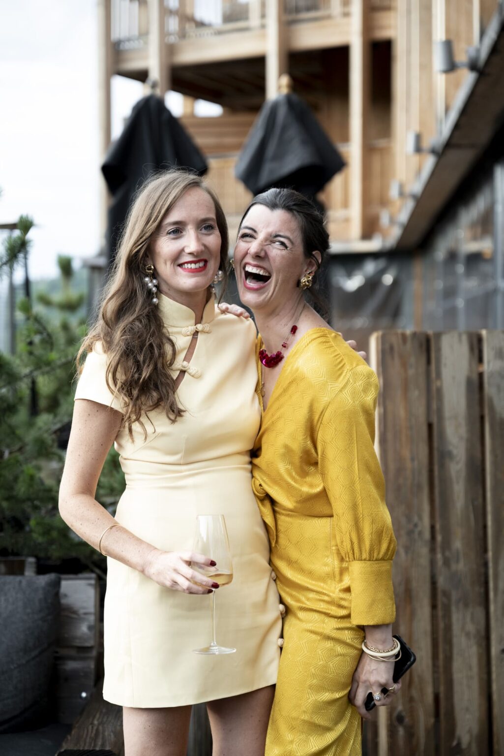 invités cocktail lodji mariage courchevel