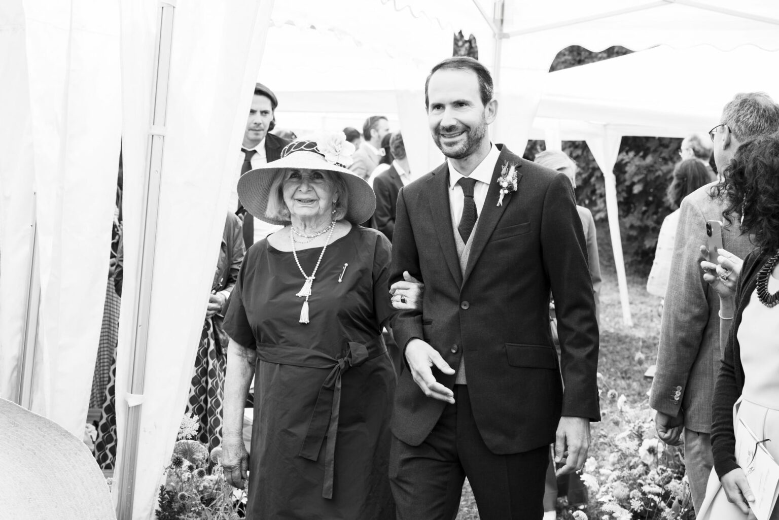 entrée marié cérémonie mariage courchevel