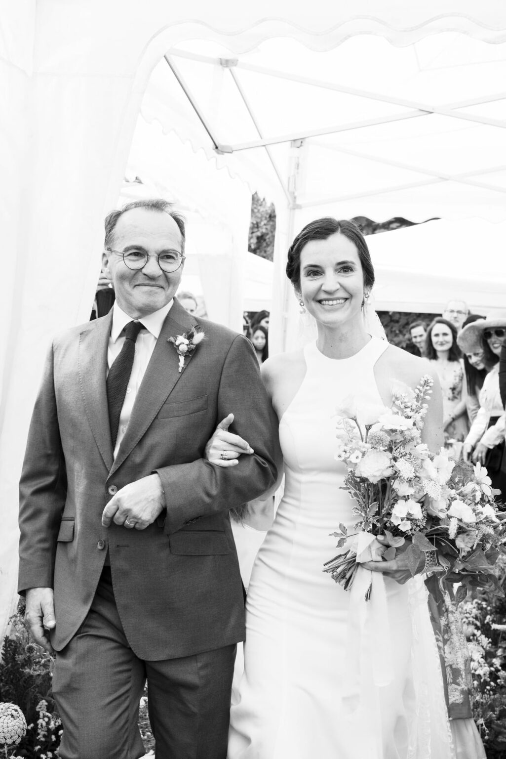 entrée mariée cérémonie mariage courchevel