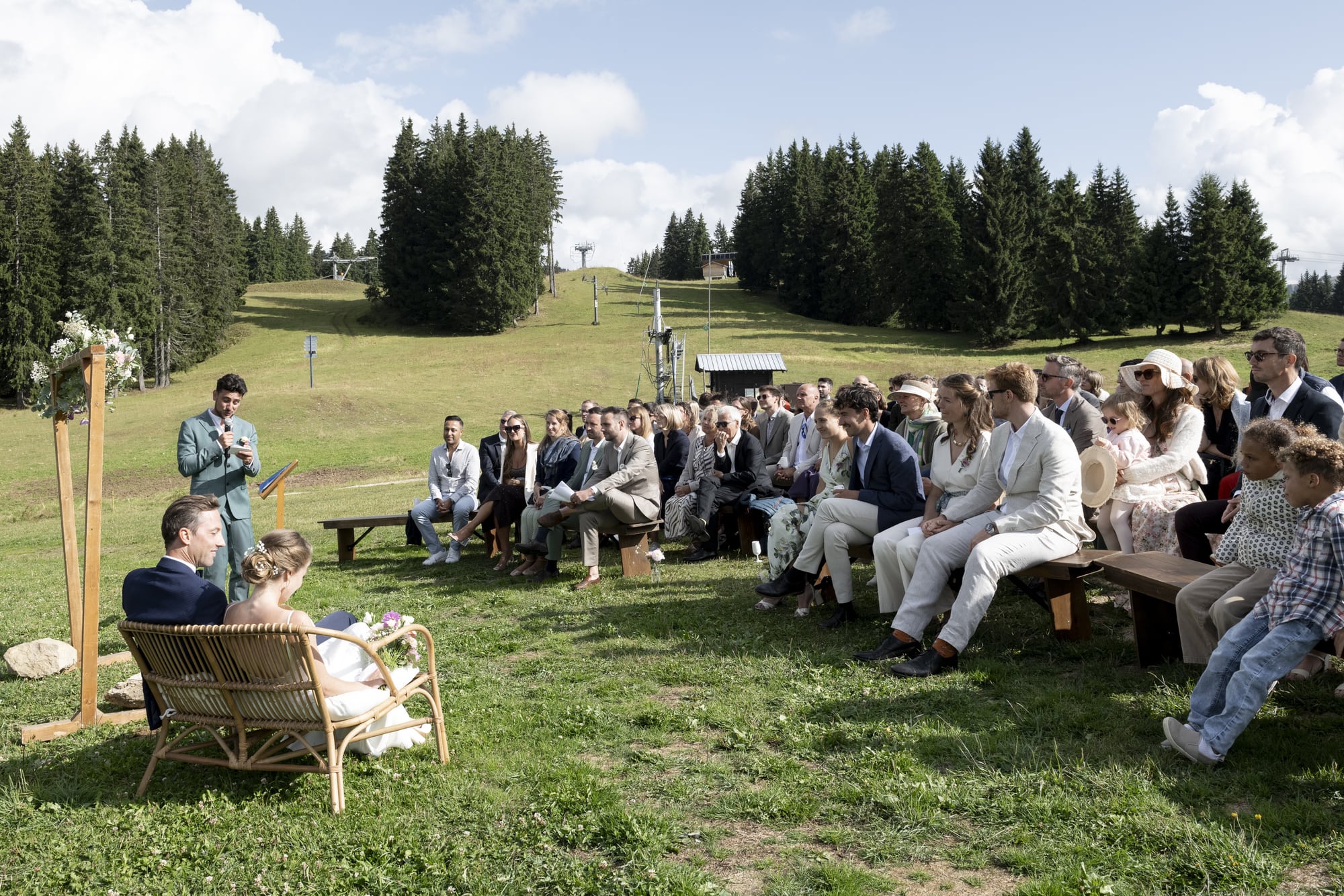 cérémonie mariage belle metairie