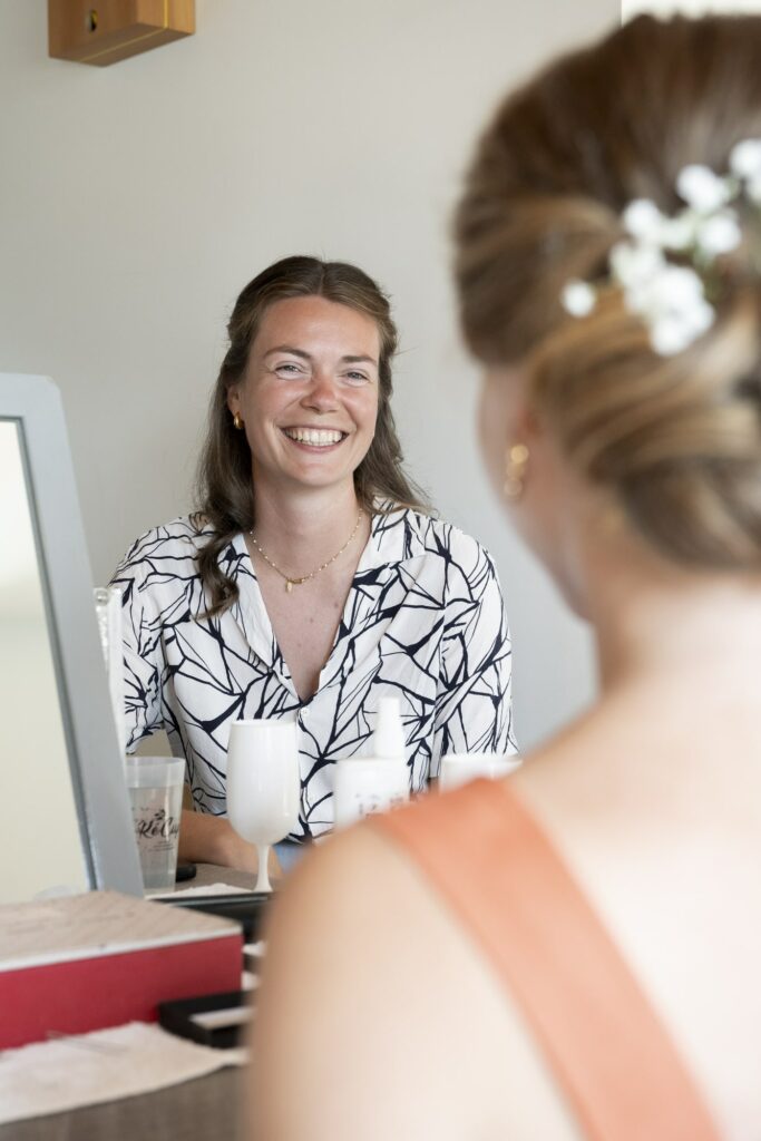 préparatifs mariée