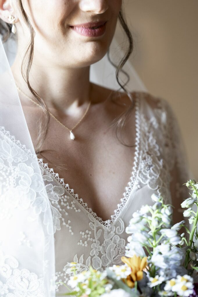 photographe mariage chateau luponnas préparatifs mariée