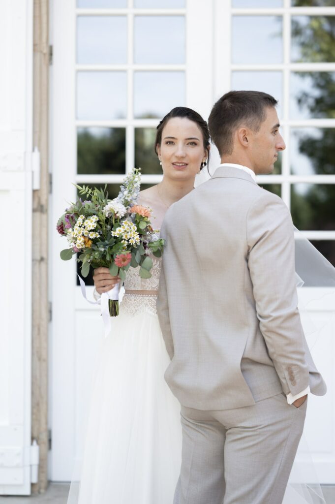 photographe mariage chateau luponnas mariés