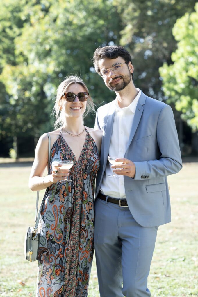 photographe mariage chateau luponnas cocktail invités