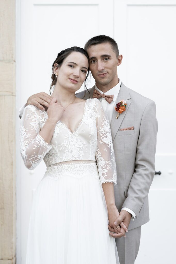 photographe mariage chateau luponnas mariés