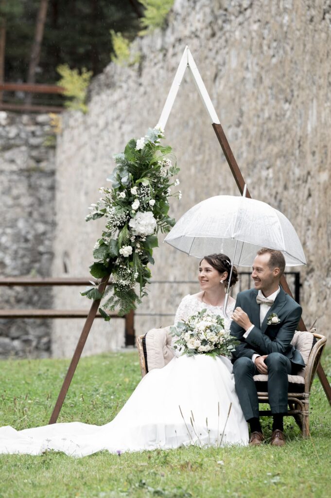 cérémonie laïque fort marie Thérèse mariés