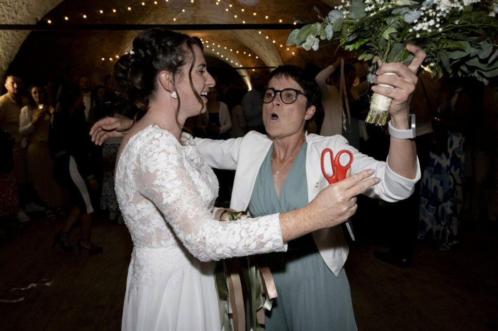 mariage fort marie Therese ronde bouquet