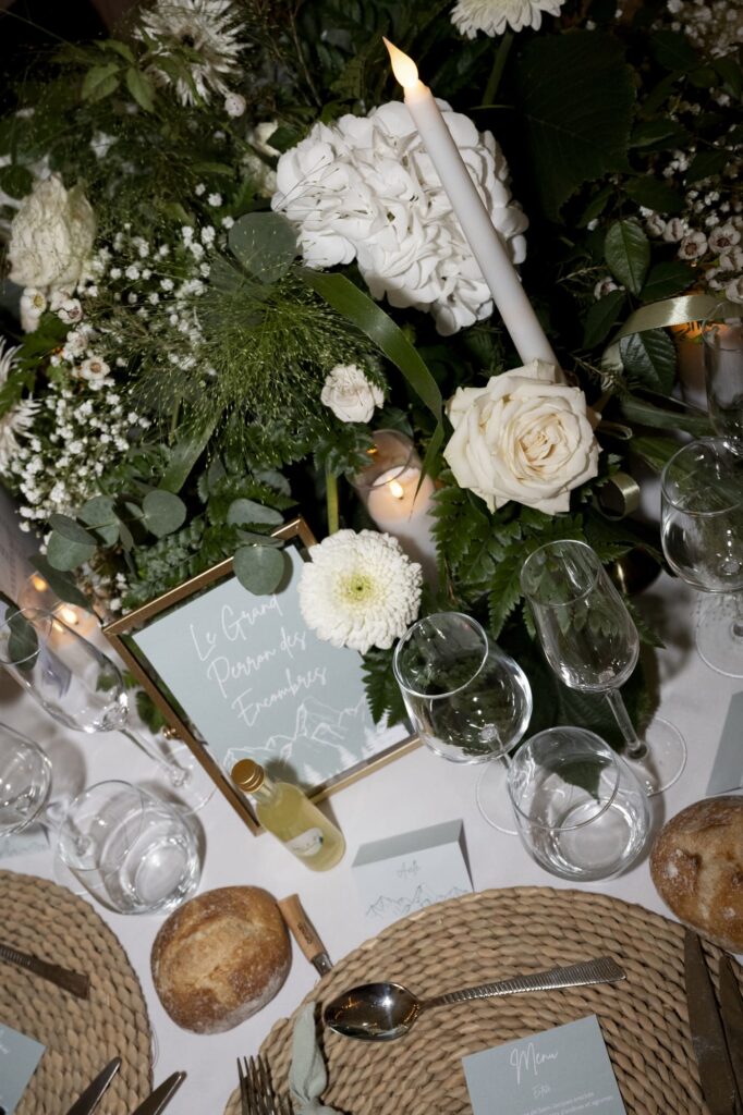 mariage fort marie Therese table