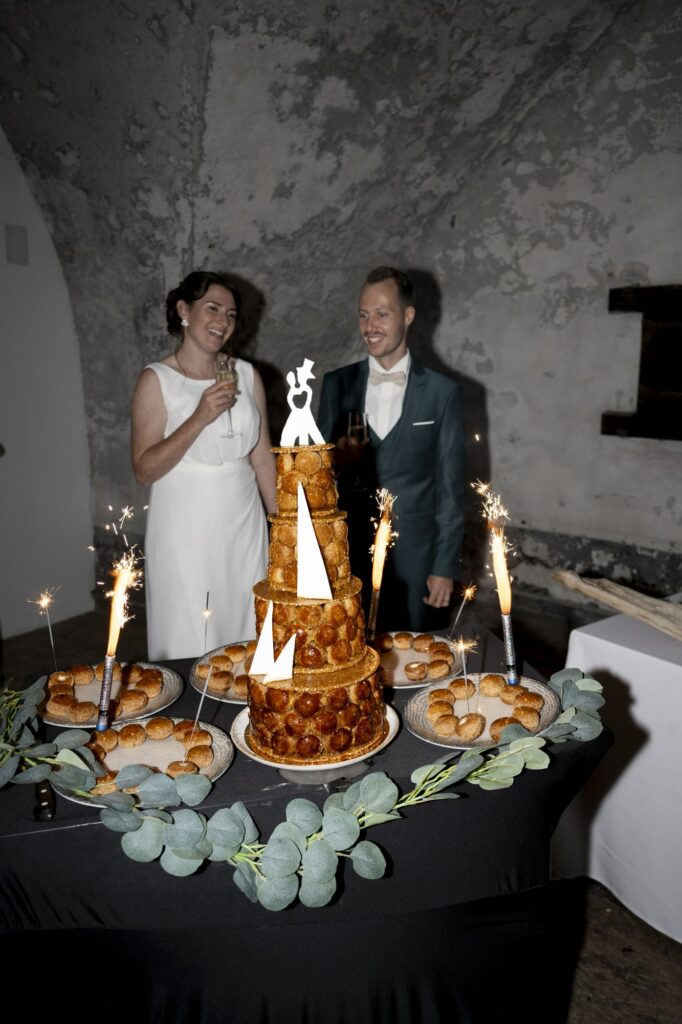 mariage fort marie Therese pièce montée