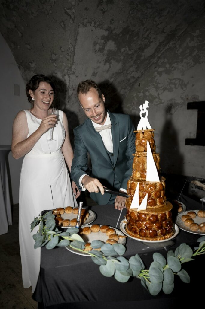 mariage fort marie Therese pièce montée