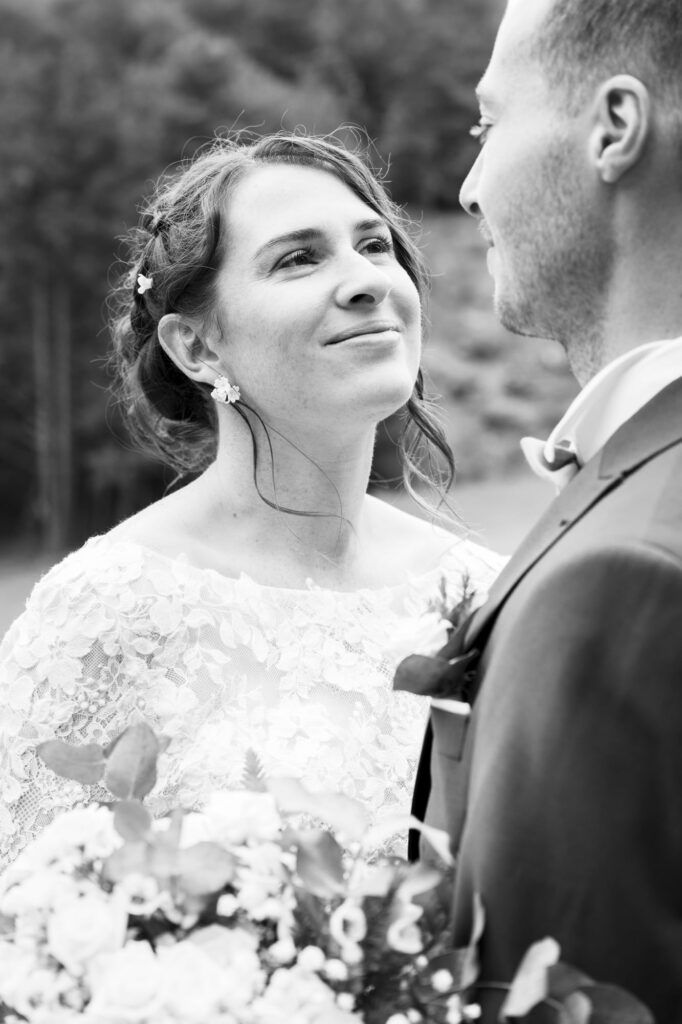 mariés séance photo montagne