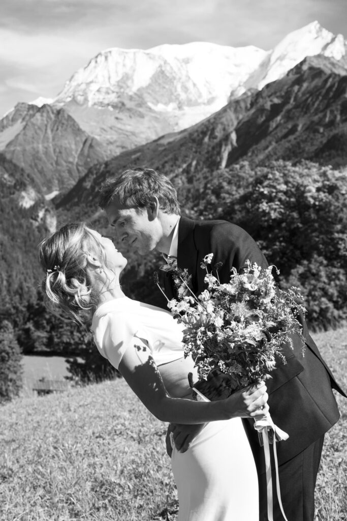 mariés mont blanc