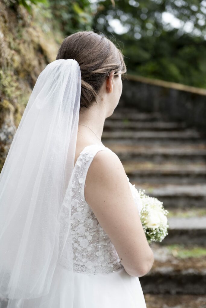 mariage chateau escart mariée