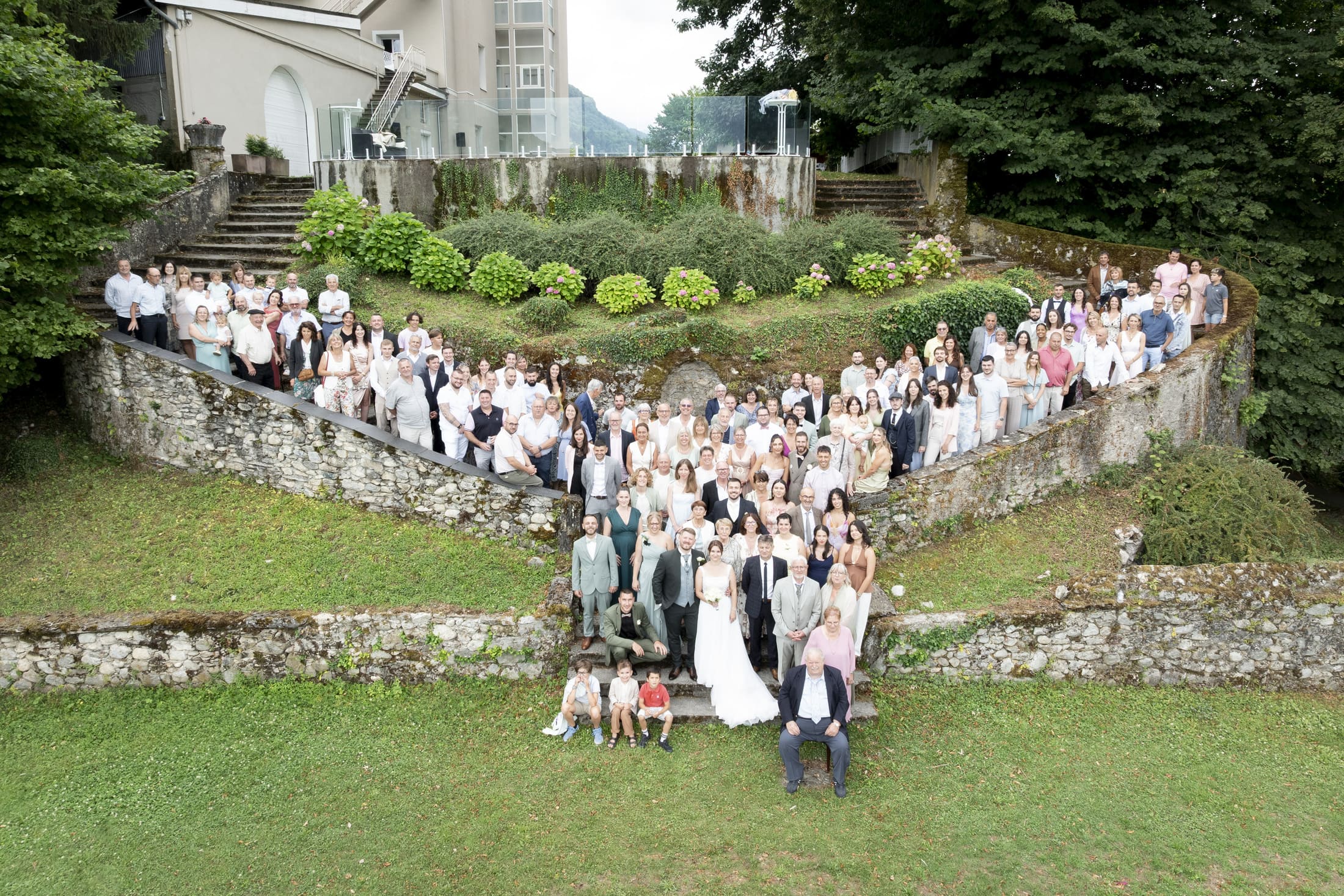 mariage chateau escart groupe