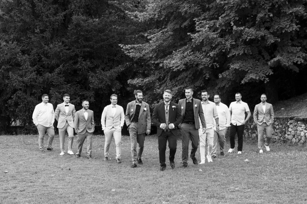 mariage chateau escart témoins marié