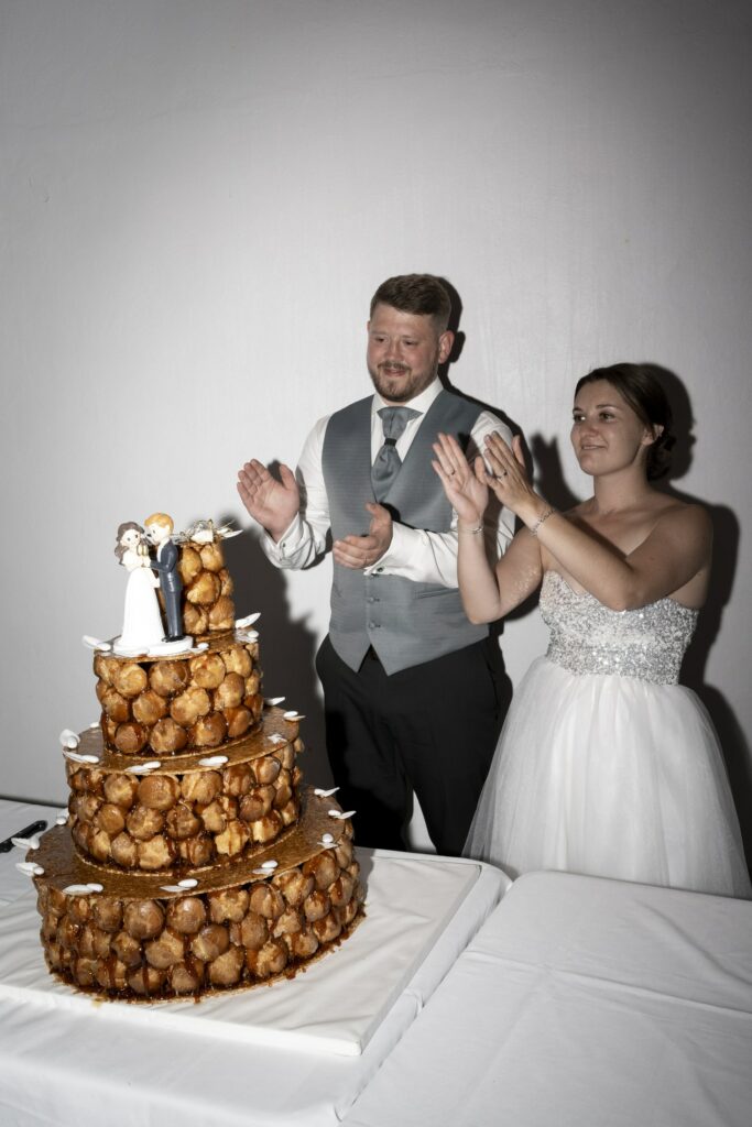 mariage chateau escart pièce montée