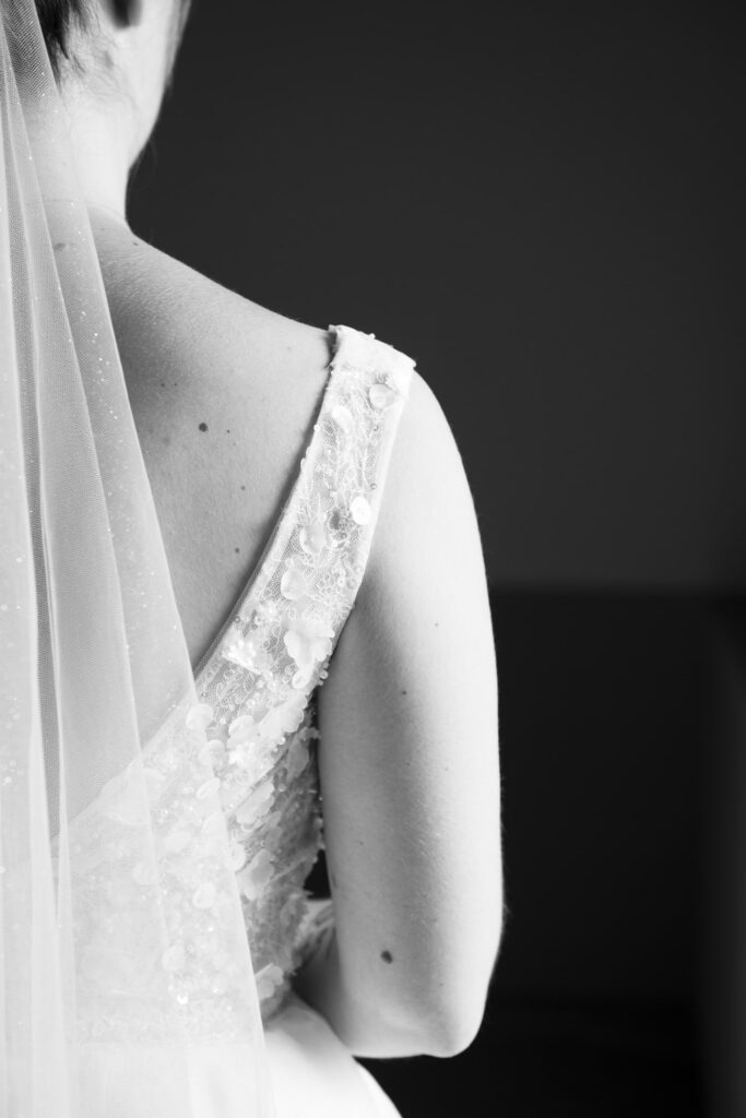 detail robe mariée