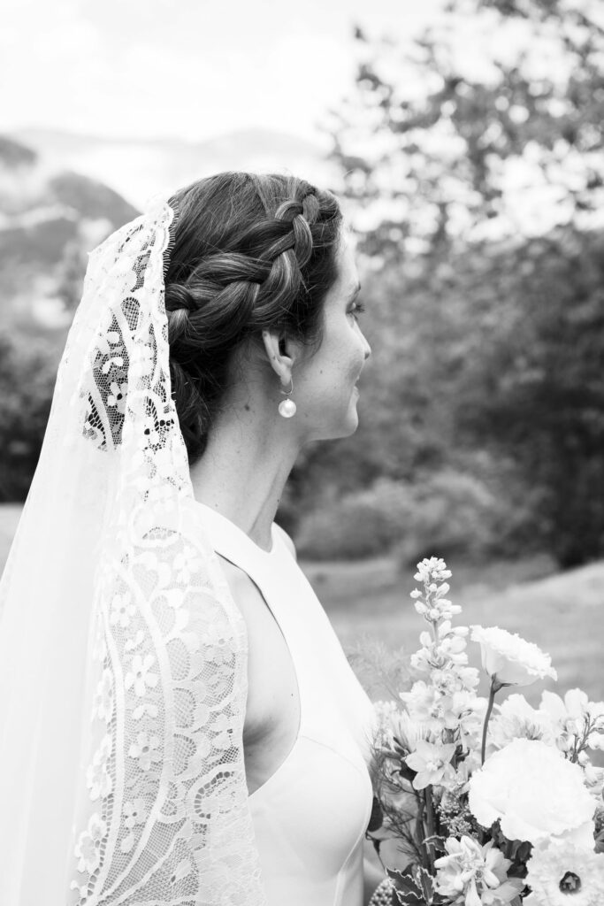mariage Courchevel mariée portrait