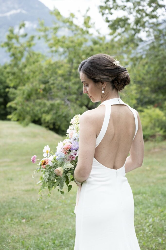 mariage Courchevel mariée