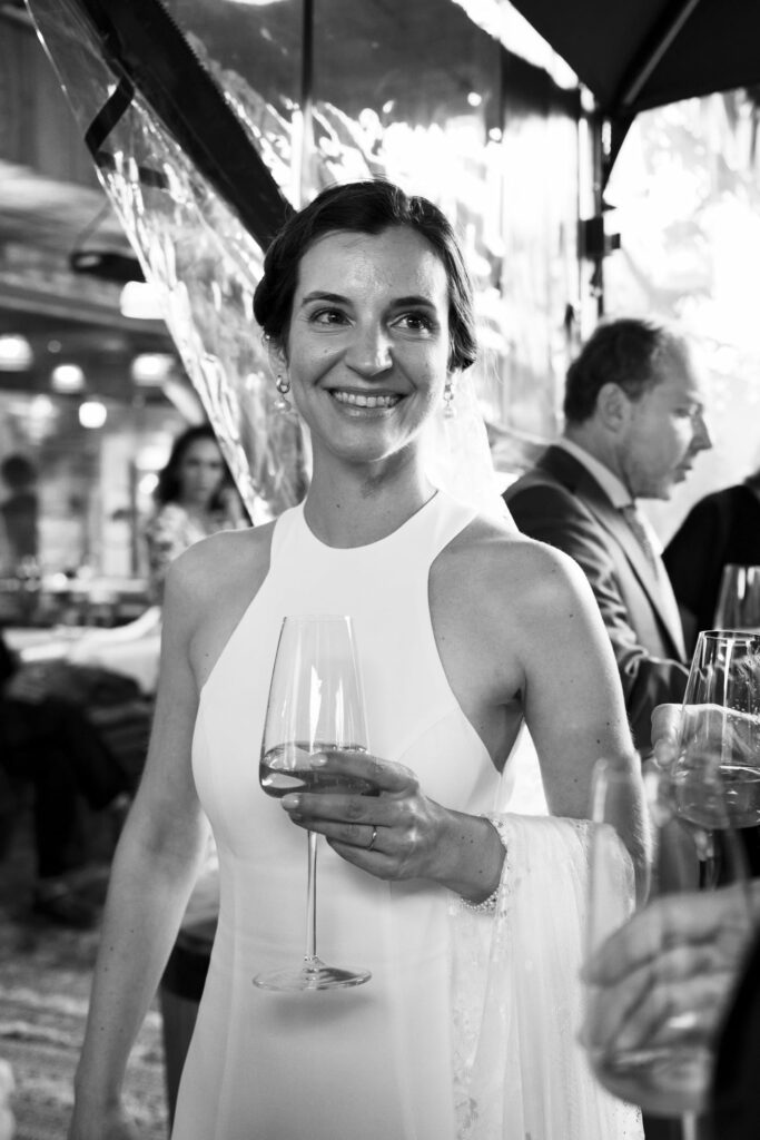 mariée vin d'honneur courchevel