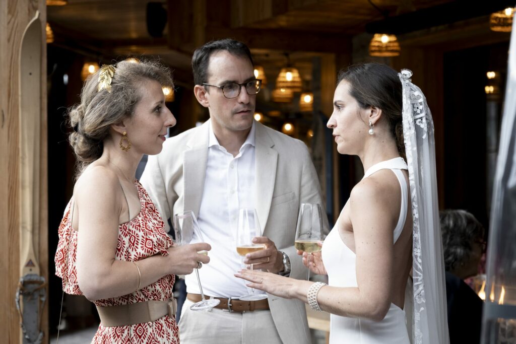 vin d'honneur invités mariée