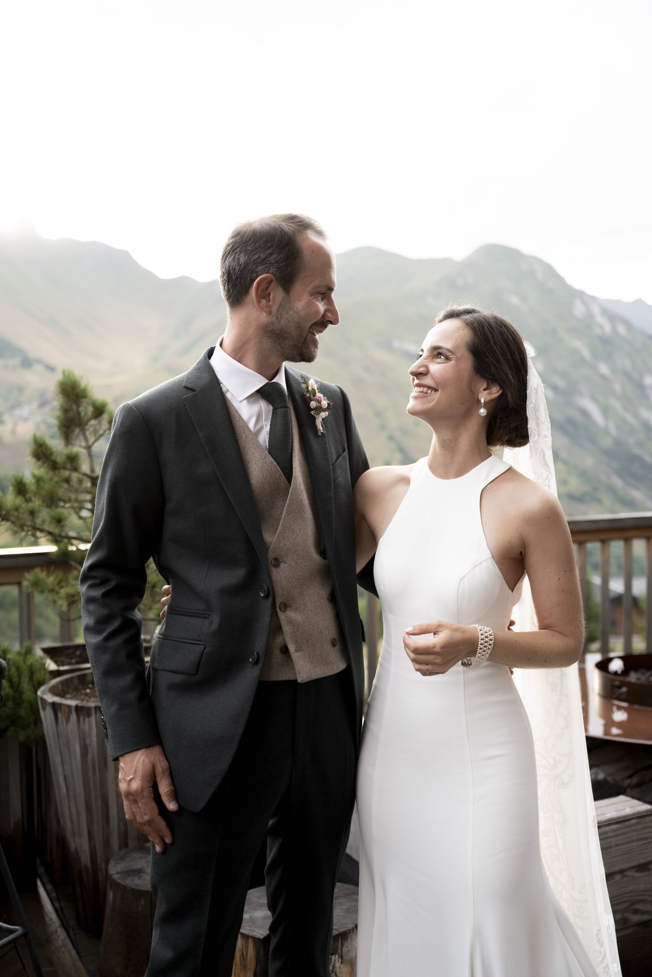 vin d'honneur mariés courchevel