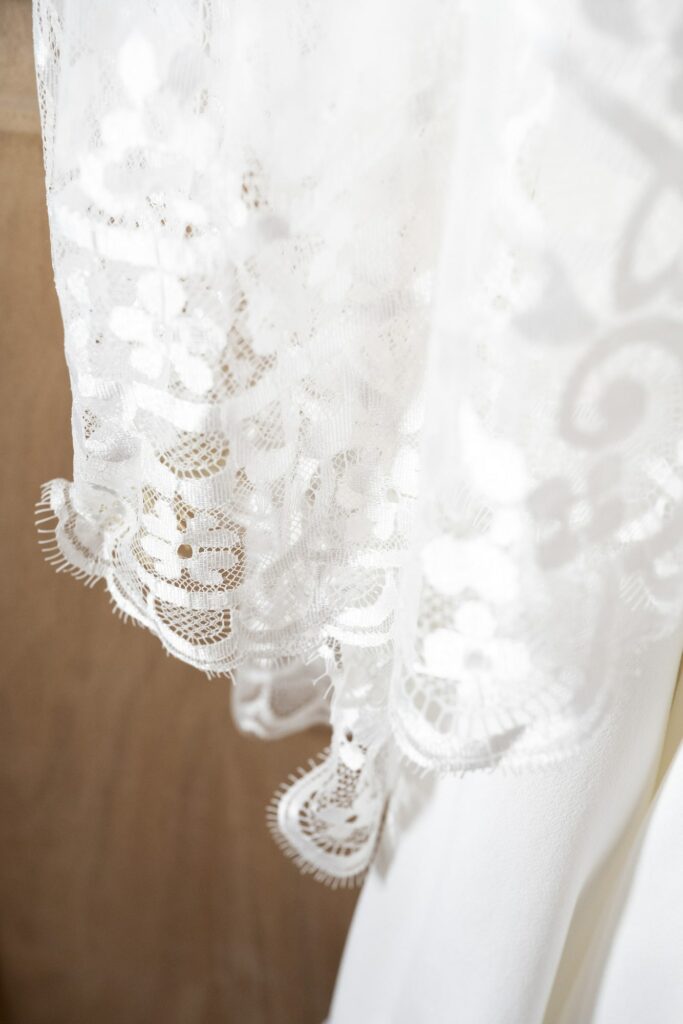 mariage courchevel dentelle voile