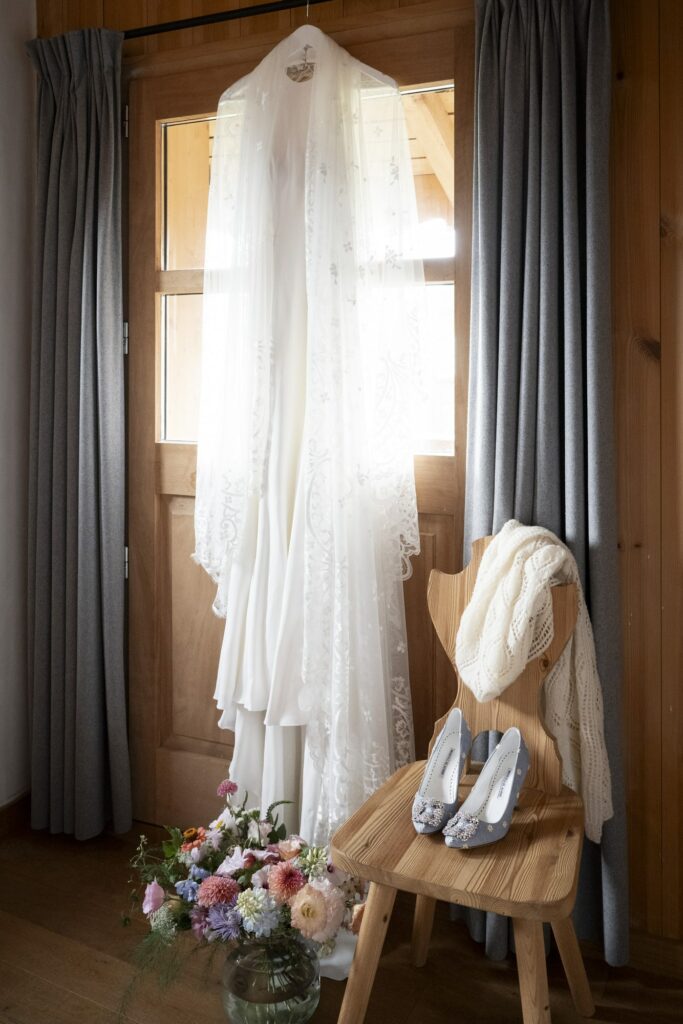 mariage courchevel robe mariée