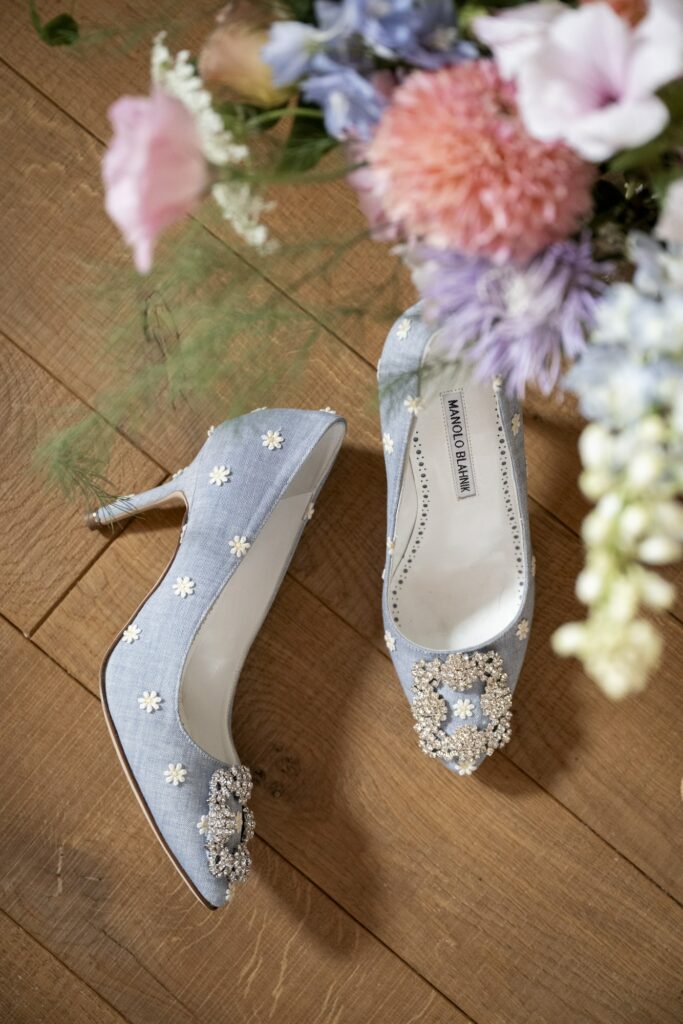 mariage courchevel chaussures mariée