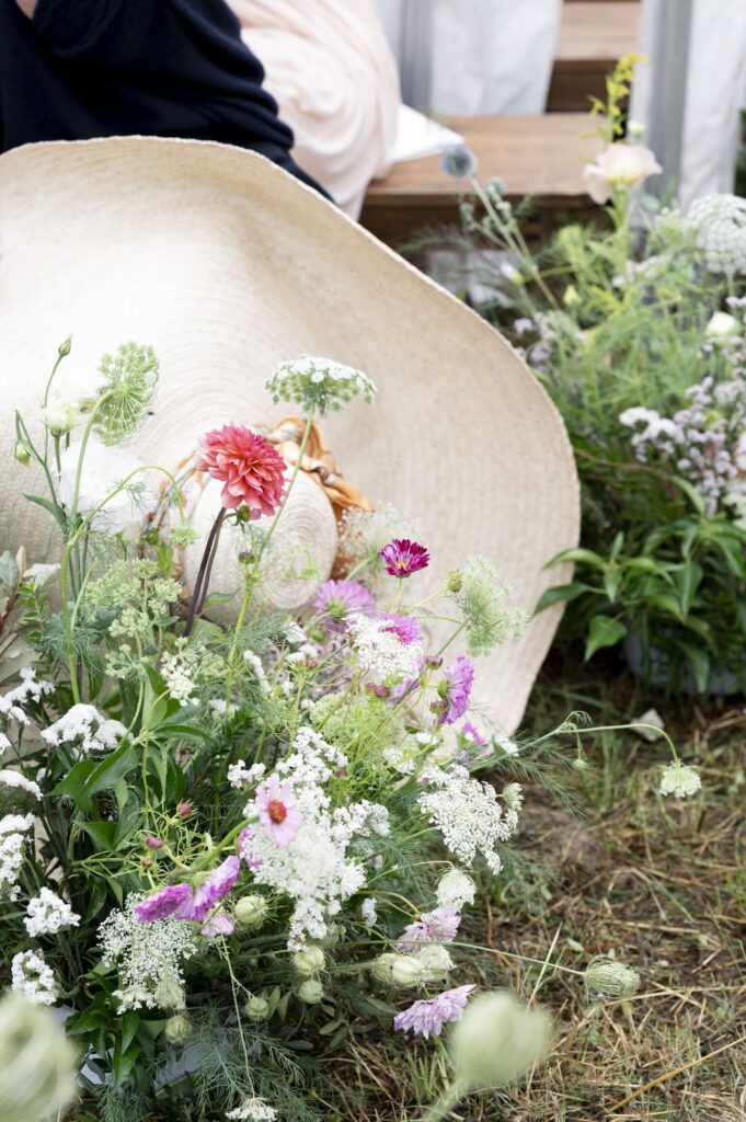 mariage Courchevel fleurs cérémonie