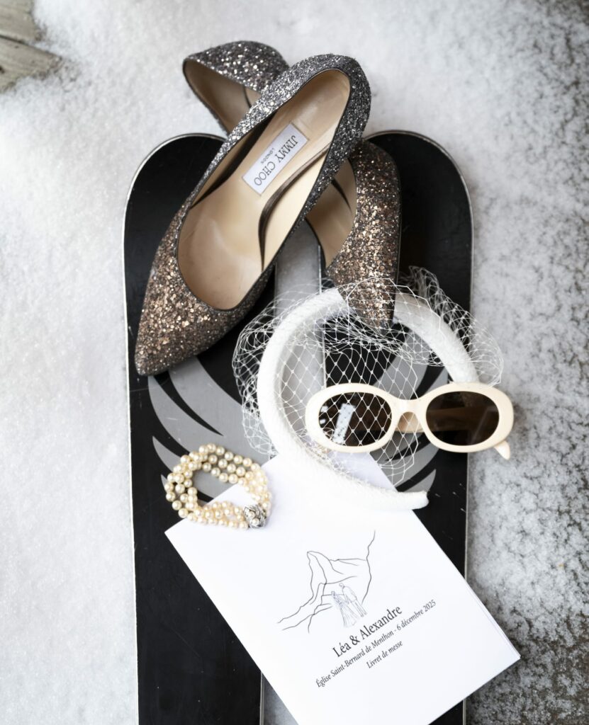 flatlay hiver mariage
